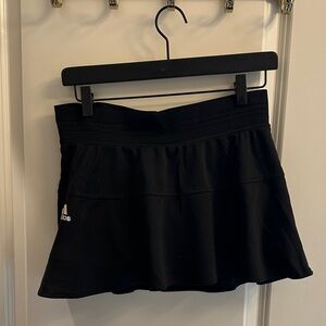 Adidas Women's Black Mini Skirt with built in shorts